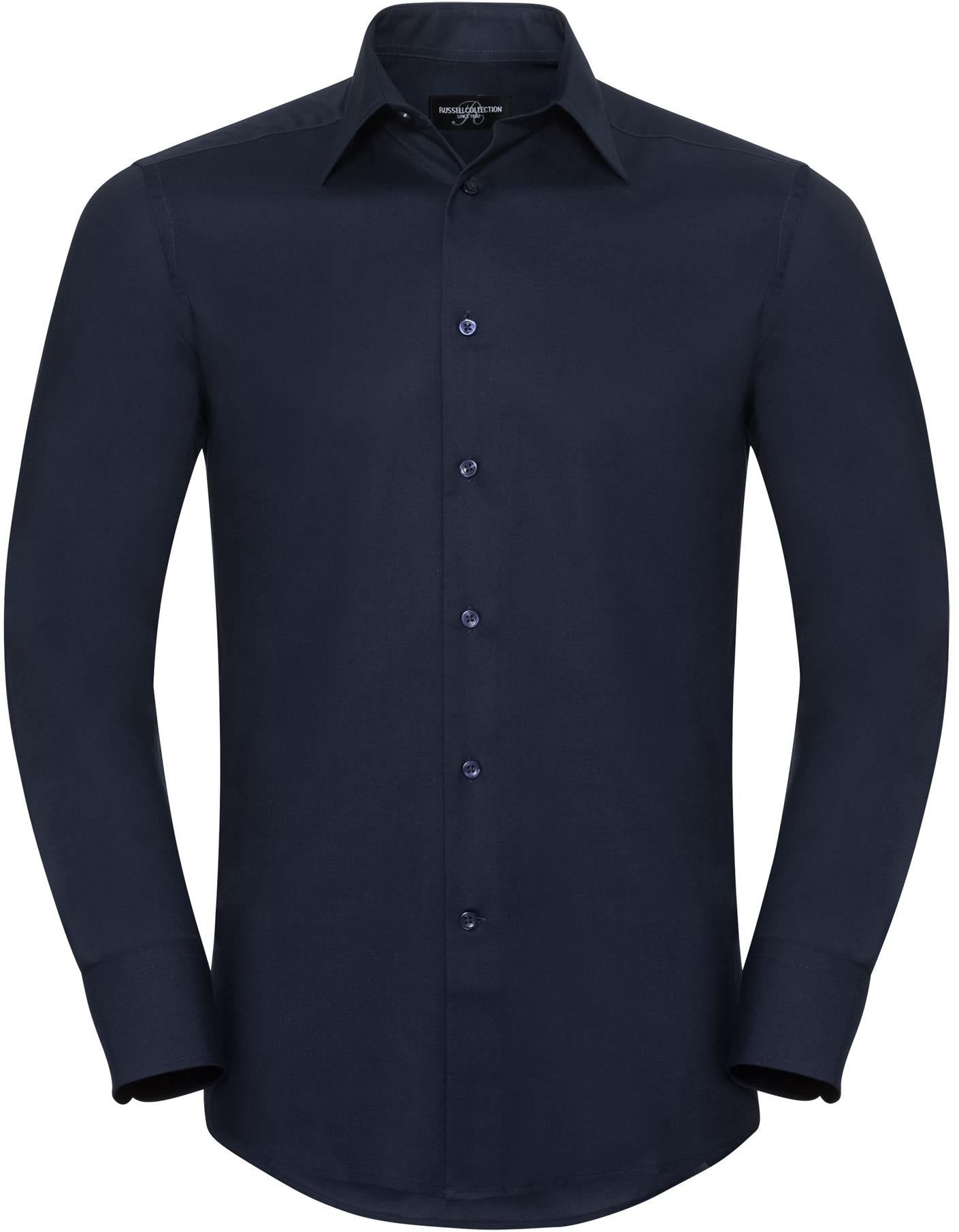 R922M - Russell Athletic Oxford 135 Tailored Fit L/S Shirt Adult