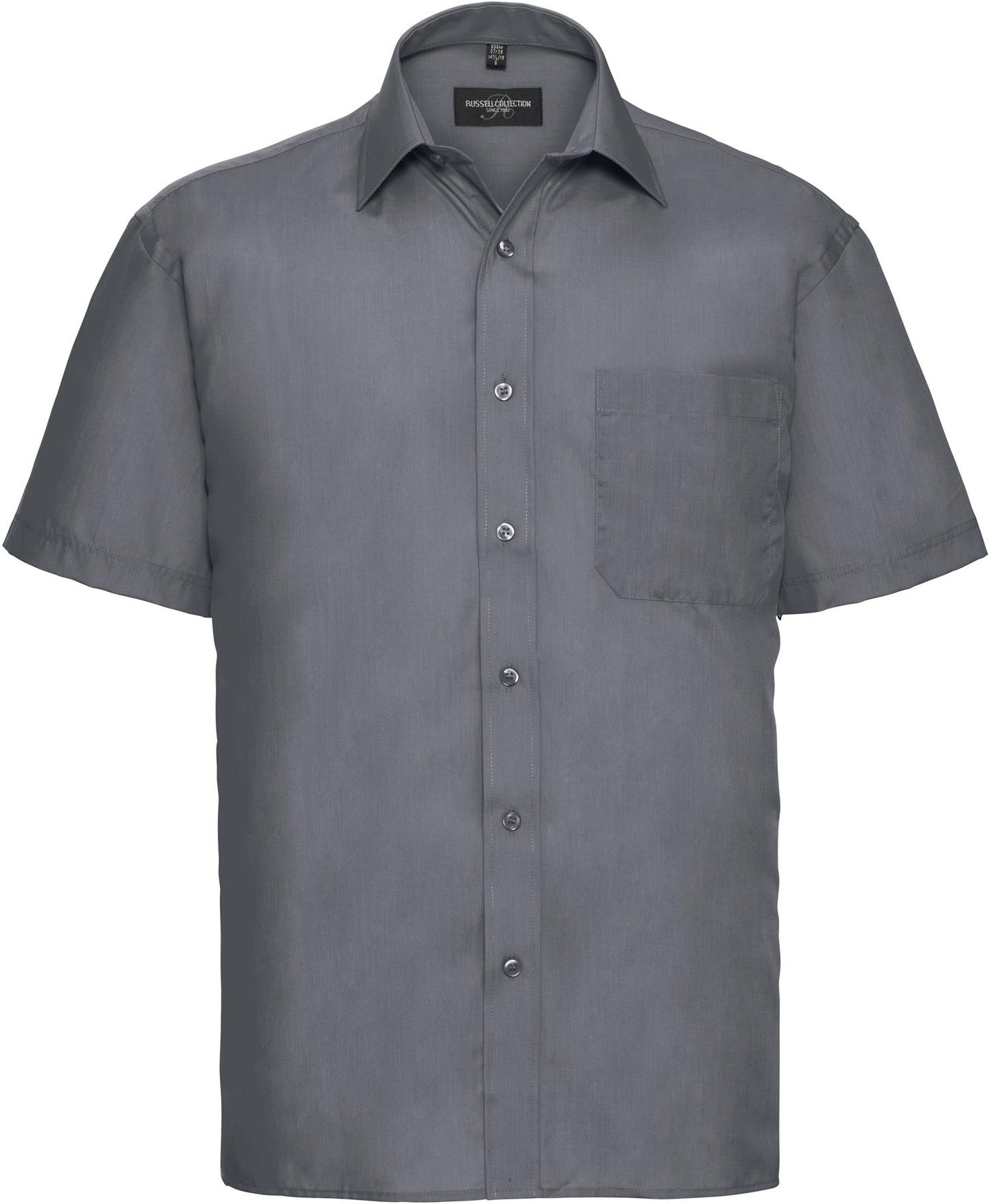 R935M - Russell Athletic Polycotton Poplin 110 Classic Fit S/S Shirt Adult