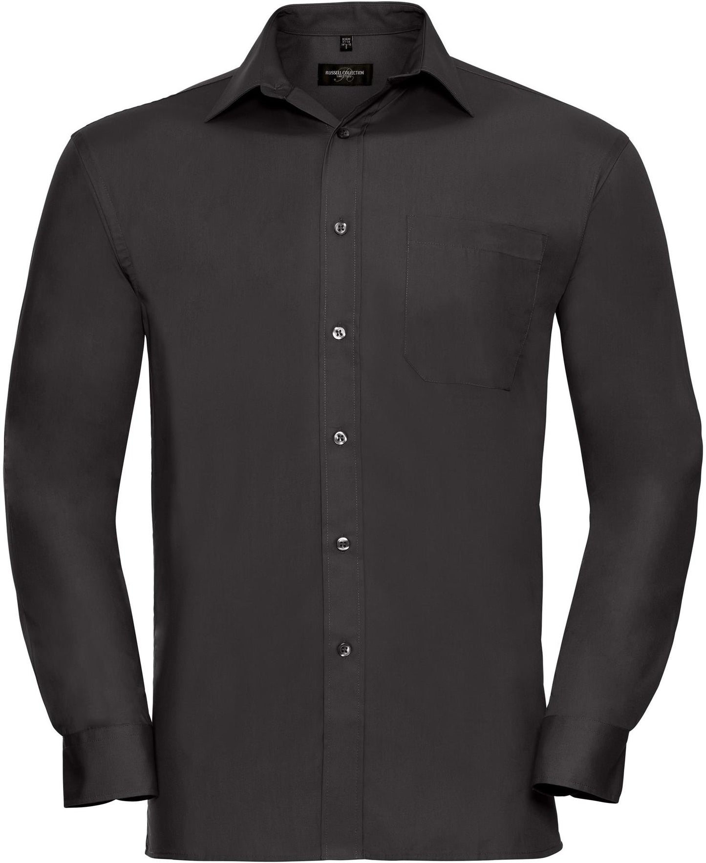 R936M - Russell Athletic Pure Cotton Poplin 125 Classic Fit L/S Shirt Adult