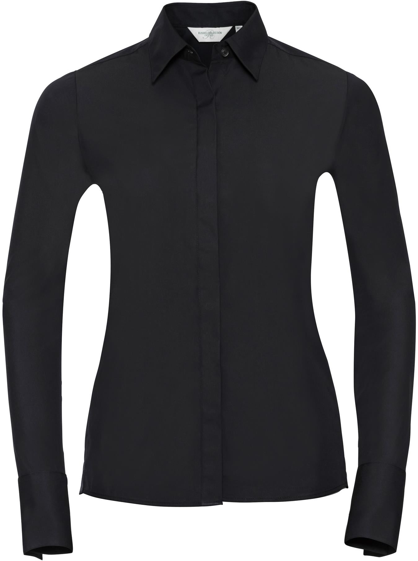R960F - Russell Athletic Ultimate Stretch 130 Fitted L/S Shirt Ladies