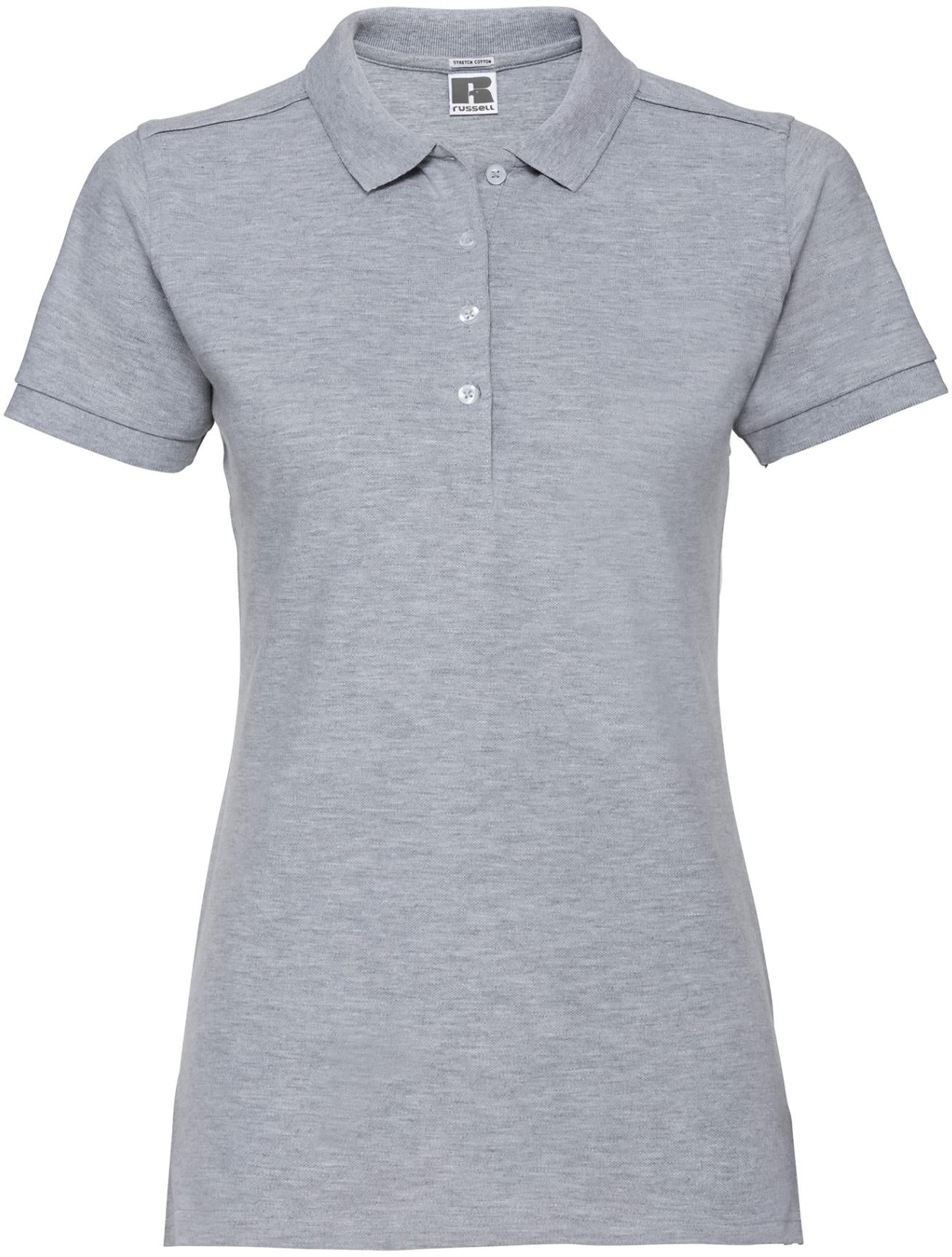 R566F - Russell Athletic Stretch Combed 210 Fitted Polo Ladies