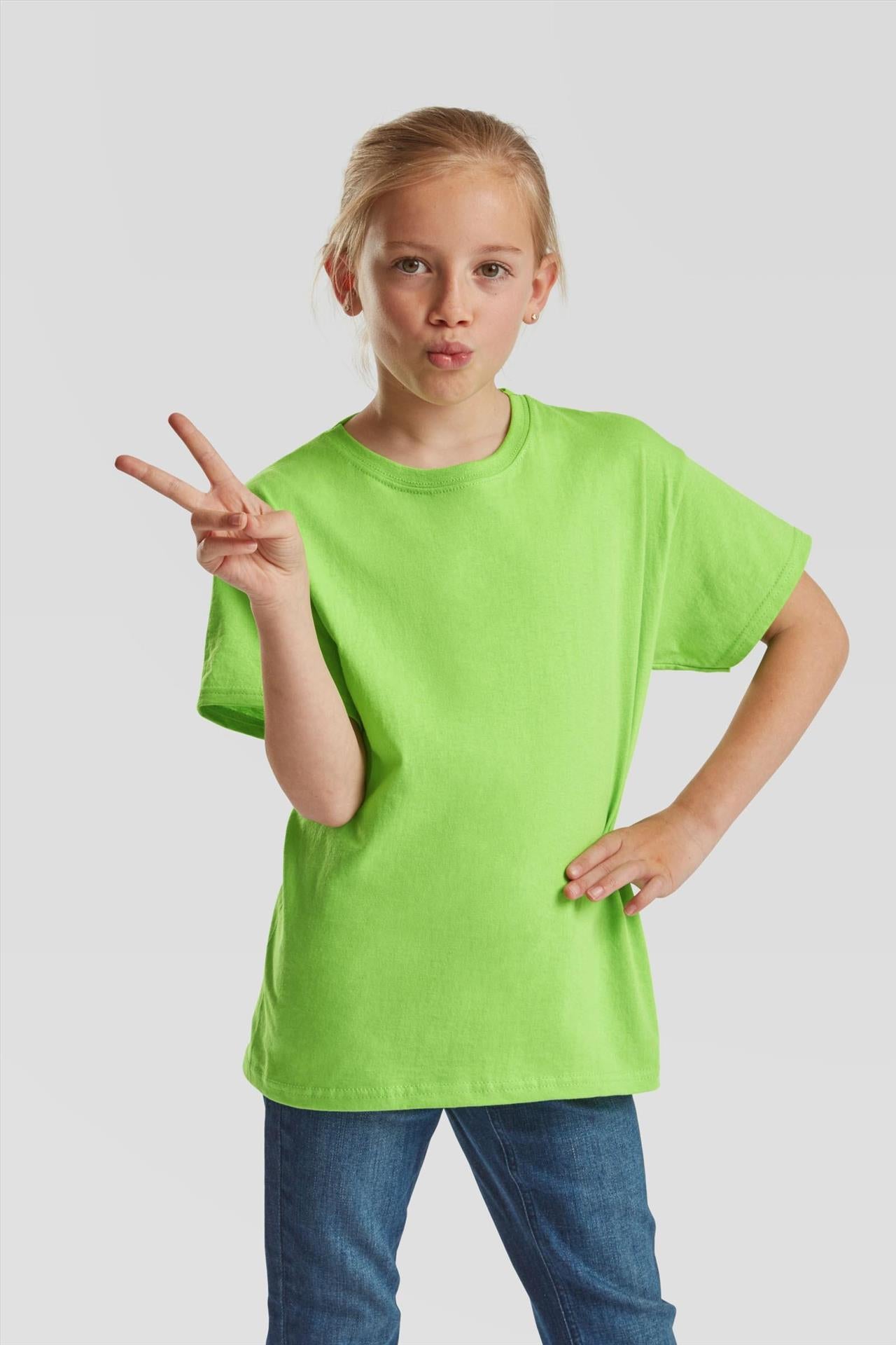 F61033 - FotL Valueweight Open End 165 Regular Fit Tee Kids