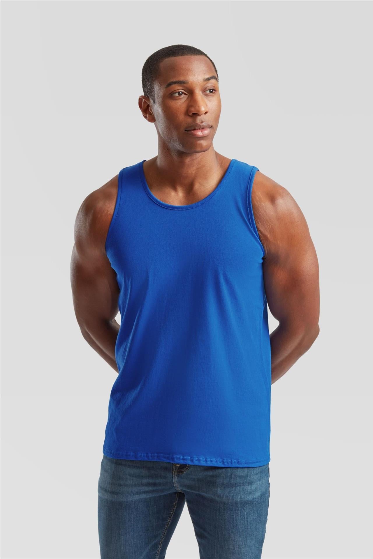F61098 - FotL Valueweight Open End 165 Regular Fit Vest Adult