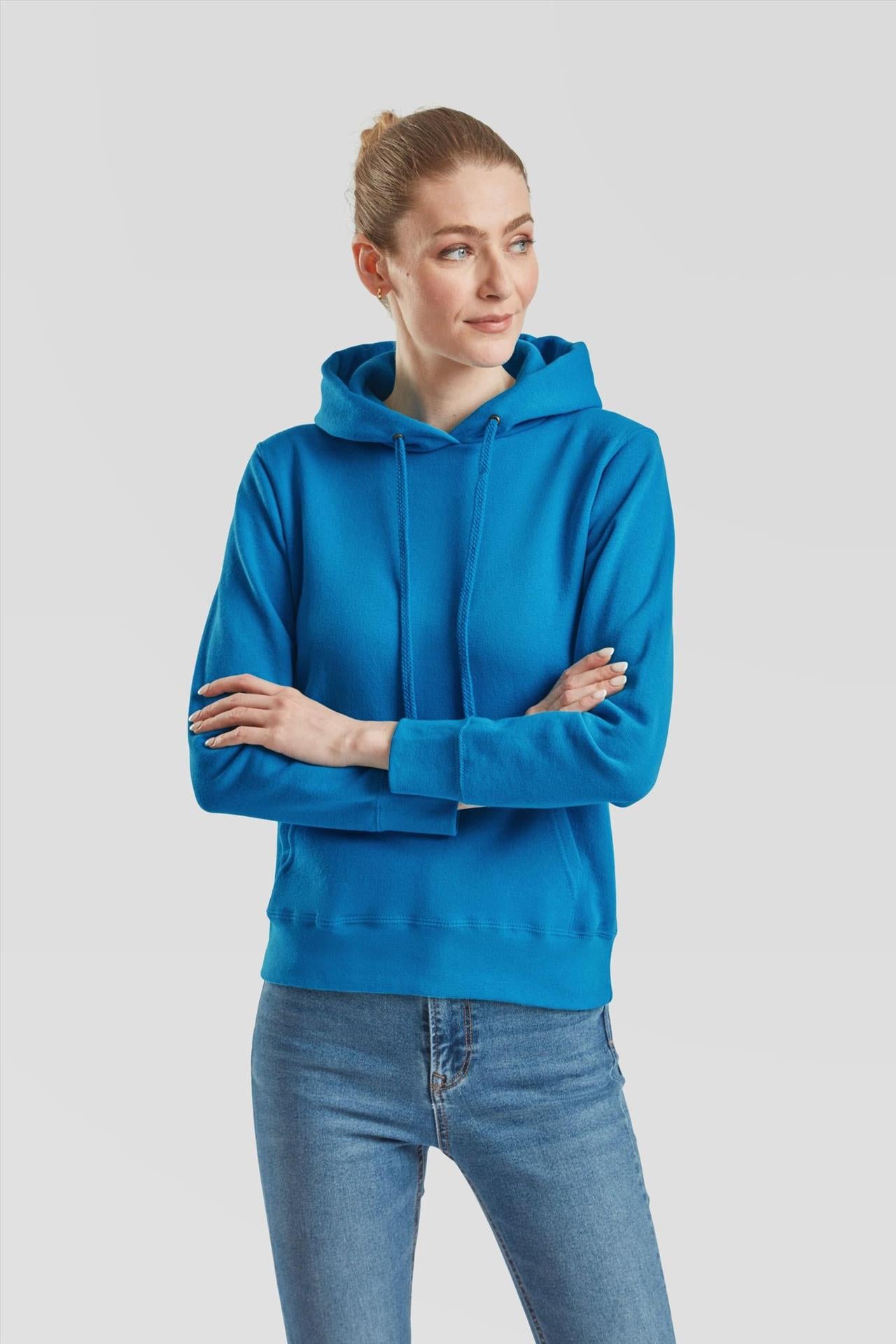 F62038 - FotL Classic Open End 280 Regular Fit Hood Ladies