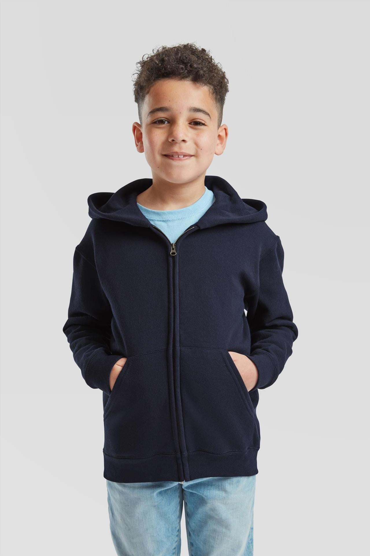 F62045 - FotL Classic Open End 280 Regular Fit Zip Hood Kids