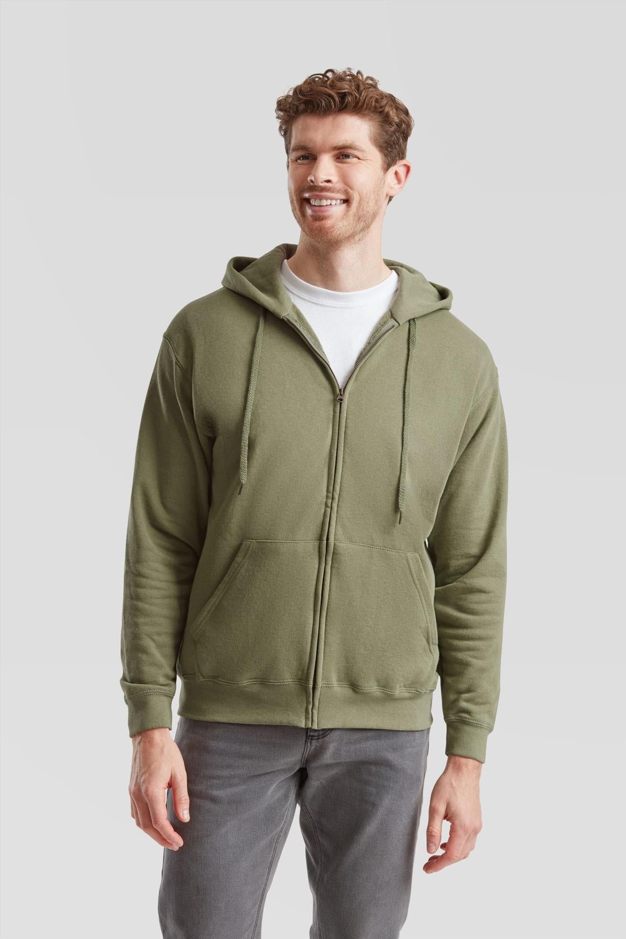 F62062 - FotL Classic Open End 280 Regular Fit Zip Hood Adult