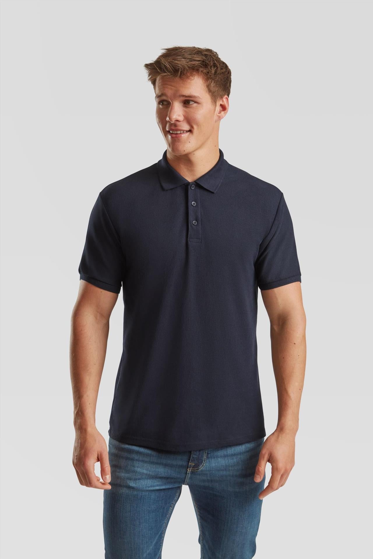 F63204 - FotL 65/35 Open End 230 Regular Fit Heavy Polo Adult