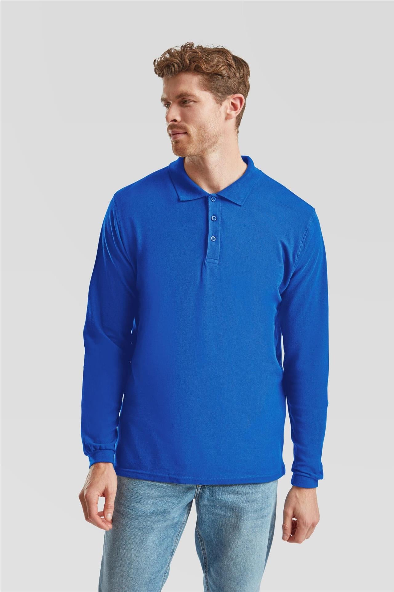 F63310 - FotL Premium Open End 180 Regular Fit L/S Polo Adult