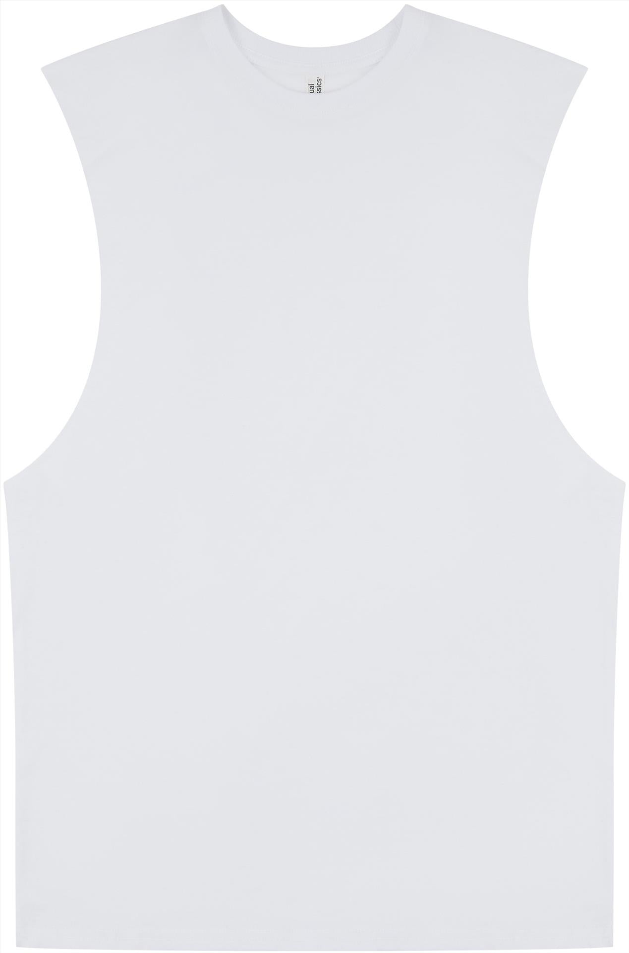 CRBV60 - Casual Core Ringspun 150 Regular Raw Edge Droparm Tank
