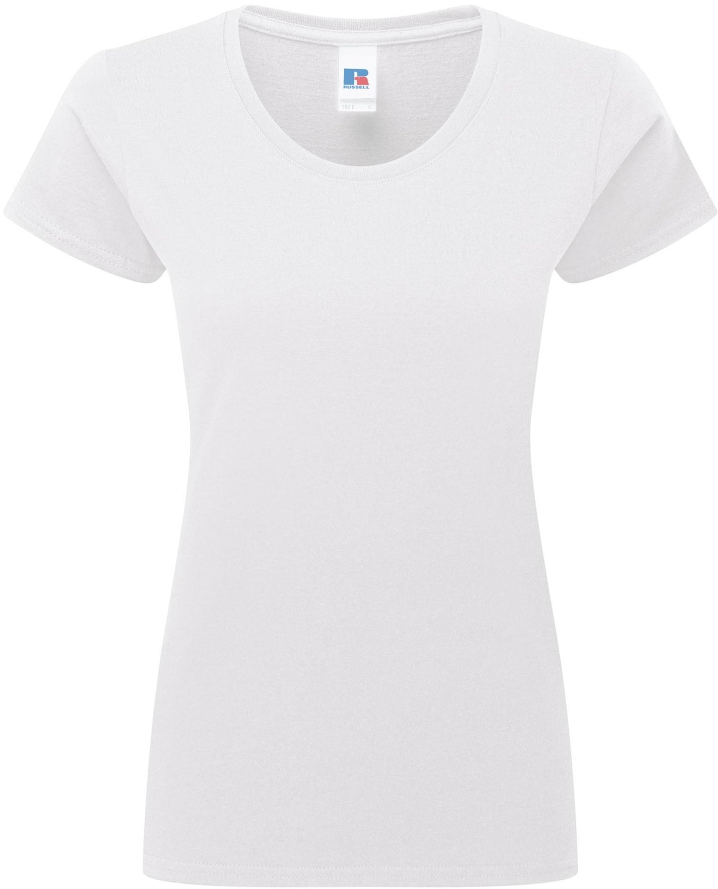 R180F - Russell Athletic Authentic Classic Ringspun 180 Regular Fit Tee Ladies