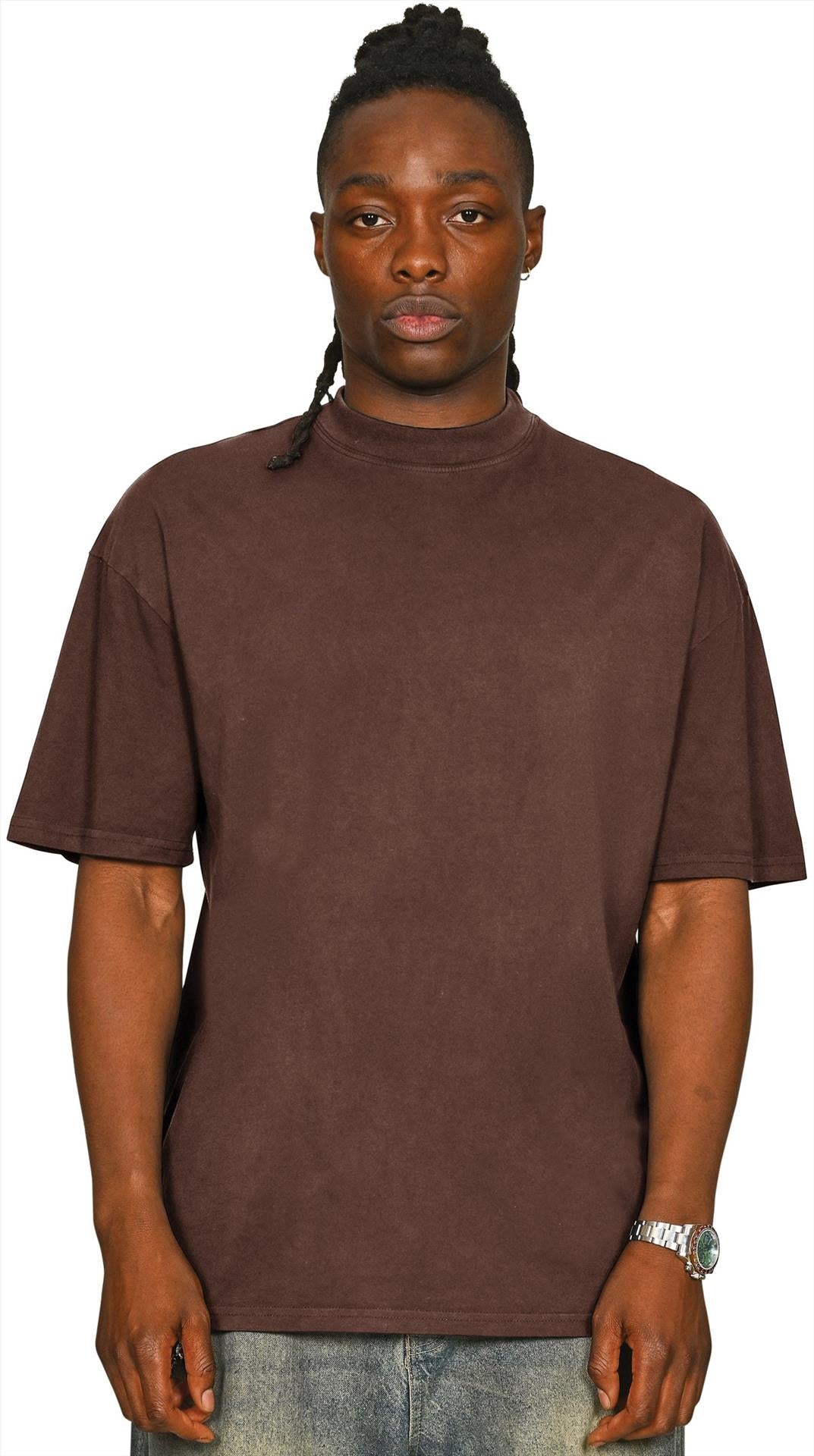 CRBTAC405 - Casual Core Combed 180 Acid Oversize Extended Neck Tee Tall