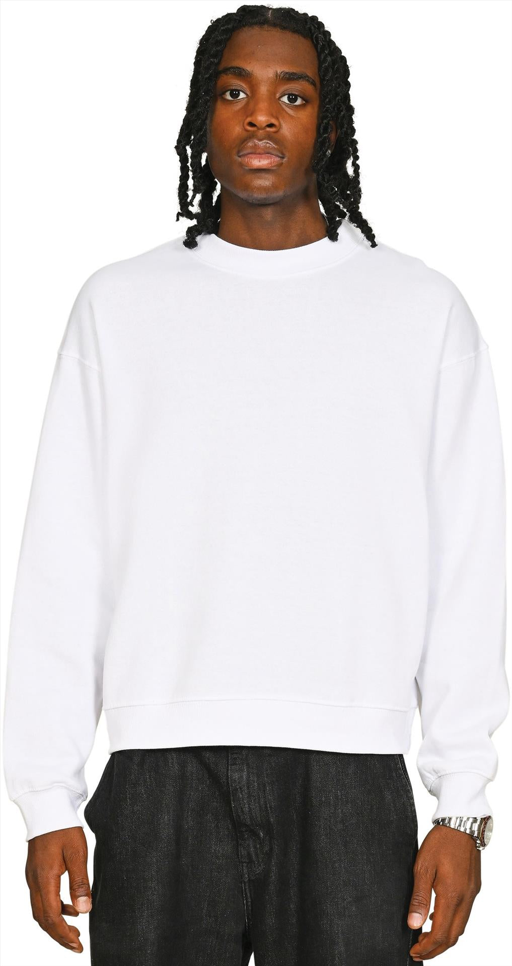 CRBSW205 - Casual Premium Combed 330 Boxy Oversize Extended Neck Sweat Tall
