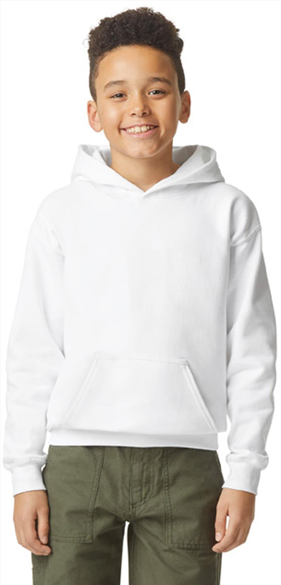 GSF500B - Gildan Softstyle Midweight Ringspun 285 Regular Hood Kids