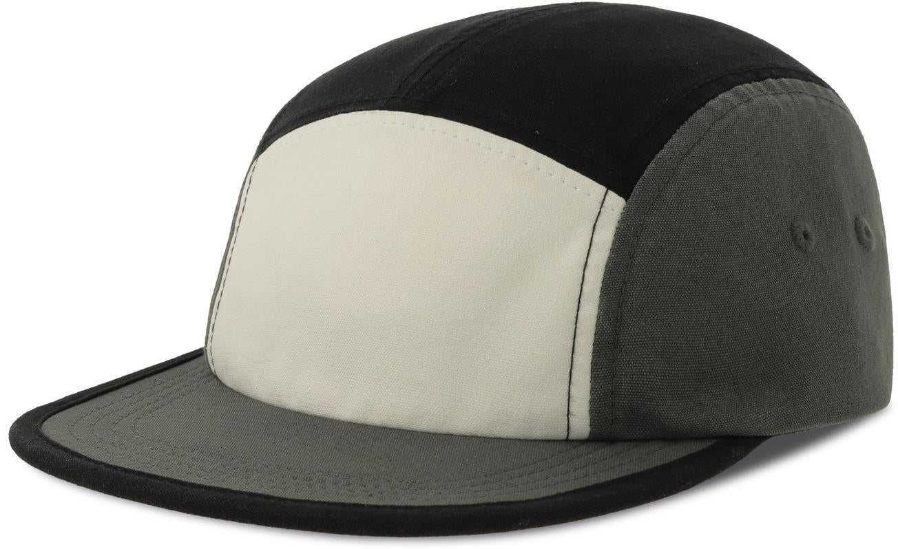 ACDARC - Atlantis Darwin 5 Panel Unstructured Low Profile Flat Visor Organic Camper Cap