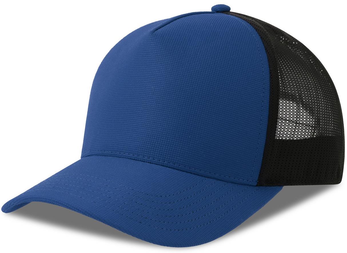 ACDEMC - Atlantis Dempo 5 Panel Unstructured Mid Profile Mid Visor Textured Stretch Recycled Trucker Cap