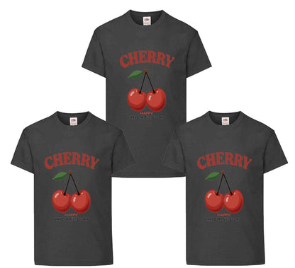 Cherry Happy Graphics Kids t shirt