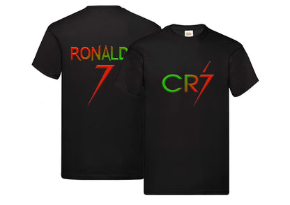 CR7 HOODIE T shirt ronaldo soccer gift kids Color Print football cristiano