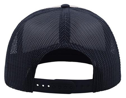 ACSN90 - Atlantis# Snap 90s Flat Visor 5 Panel Trucker Cap