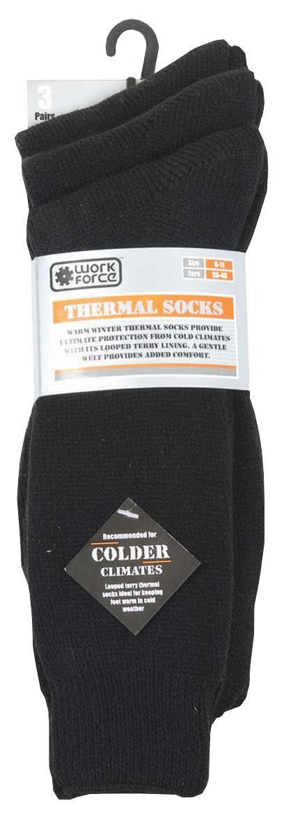 WFH0050 - Work Force Classic Thermal 3 Pack Sock