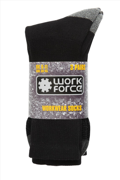 WFH0095 - Work Force Classic Work Wear 3 Pack Sock