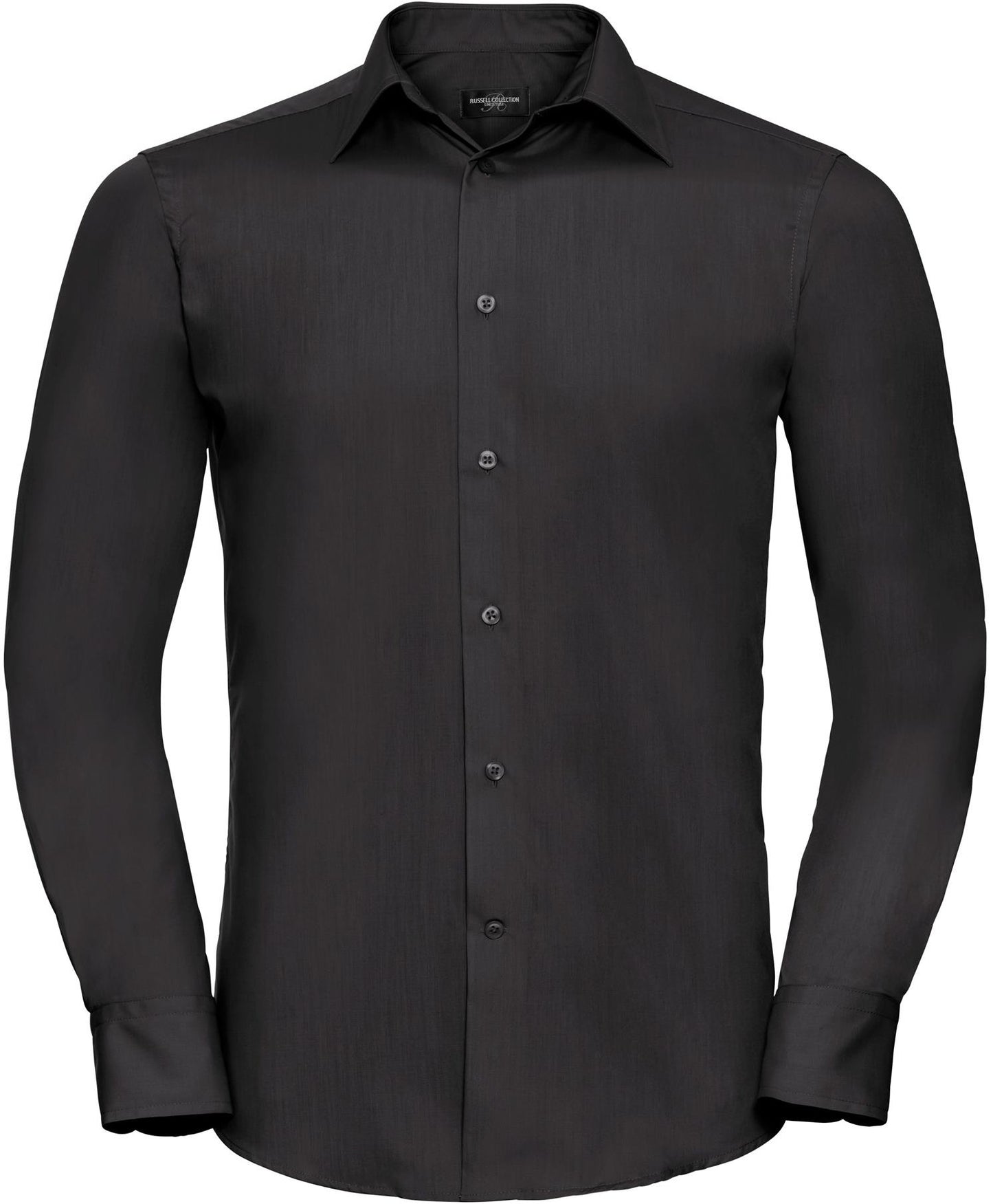 R924M - Russell Athletic Polycotton Poplin 110 Tailored Fit L/S Shirt Adult