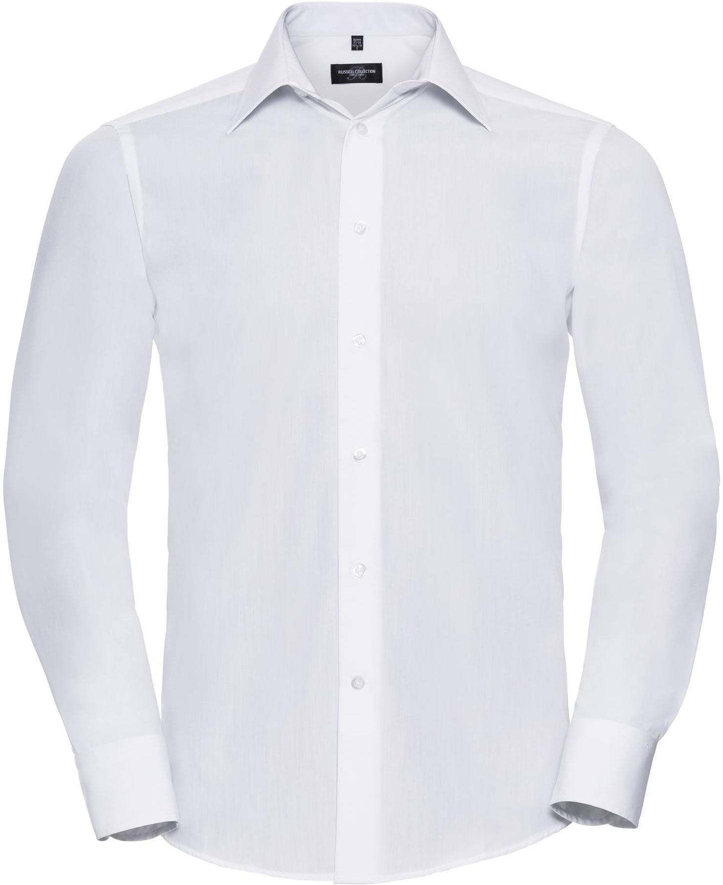 R924M - Russell Athletic Polycotton Poplin 110 Tailored Fit L/S Shirt Adult