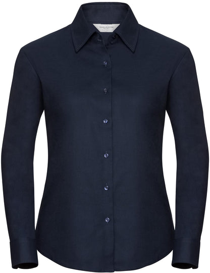 R932F - Russell Athletic Oxford 135 Tailored Fit L/S Shirt Ladies