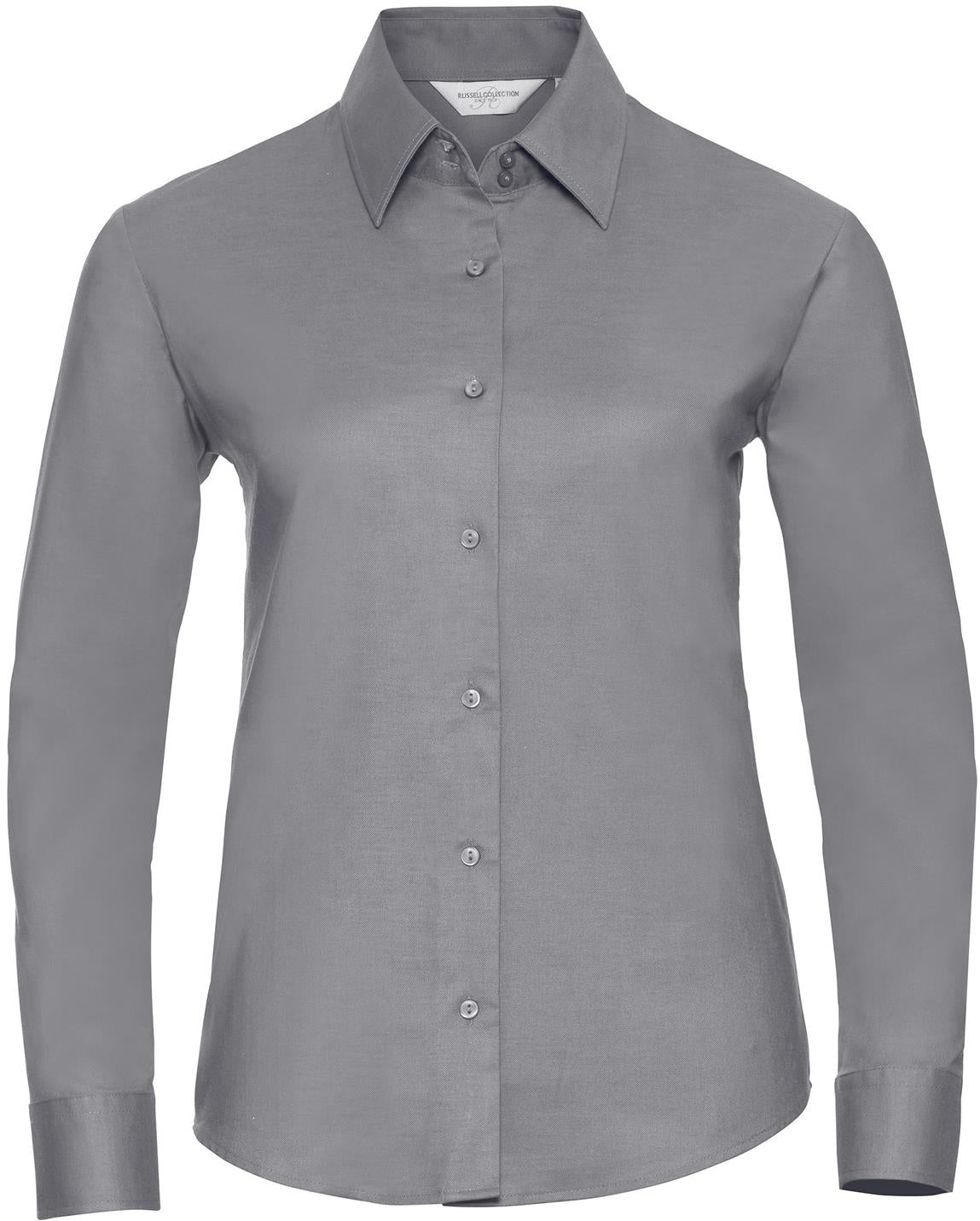 R932F - Russell Athletic Oxford 135 Tailored Fit L/S Shirt Ladies