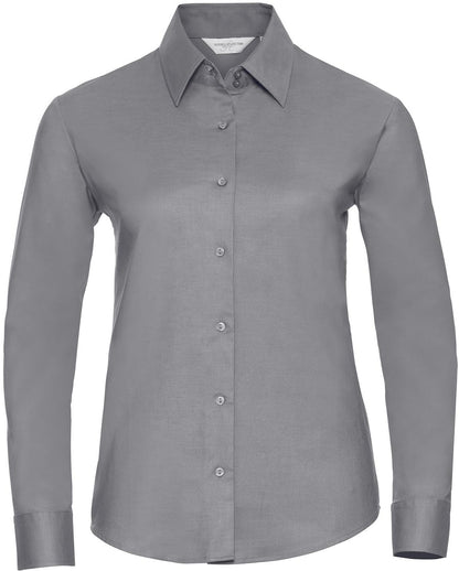 R932F - Russell Athletic Oxford 135 Tailored Fit L/S Shirt Ladies