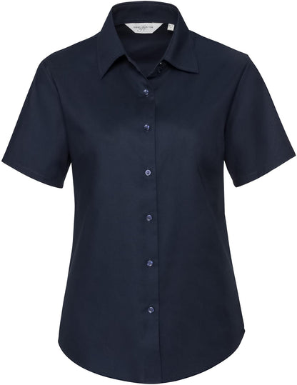 R933F - Russell Athletic Oxford 135 Tailored Fit S/S Shirt Ladies
