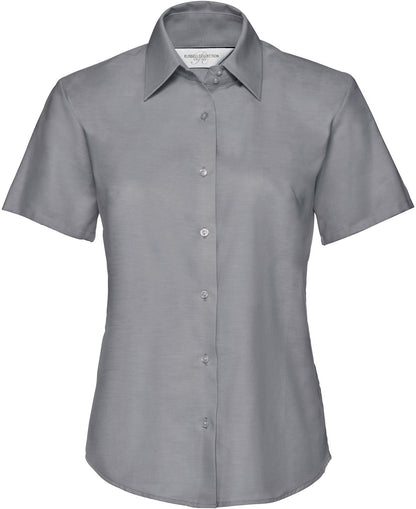R933F - Russell Athletic Oxford 135 Tailored Fit S/S Shirt Ladies