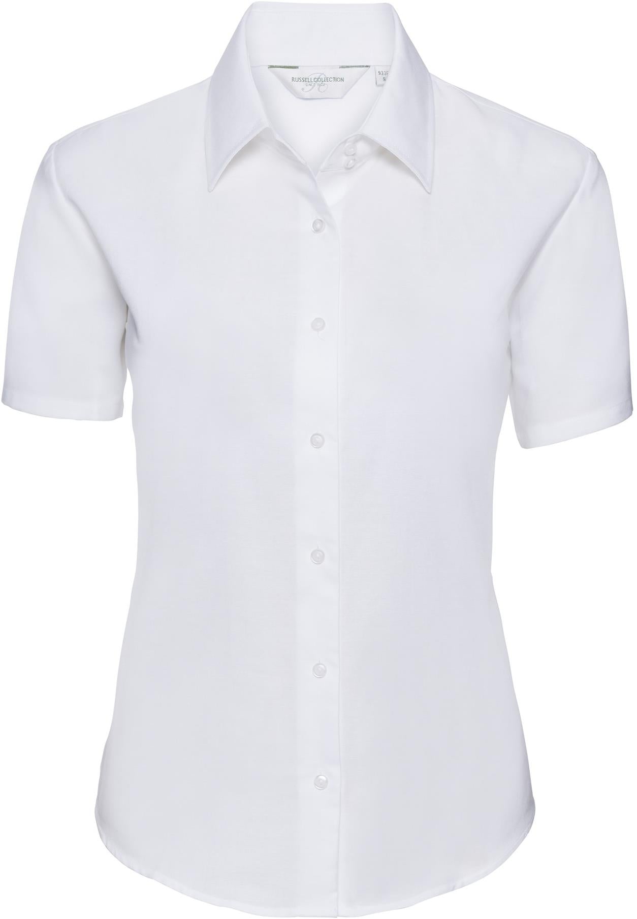 R933F - Russell Athletic Oxford 135 Tailored Fit S/S Shirt Ladies
