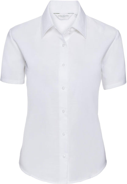 R933F - Russell Athletic Oxford 135 Tailored Fit S/S Shirt Ladies