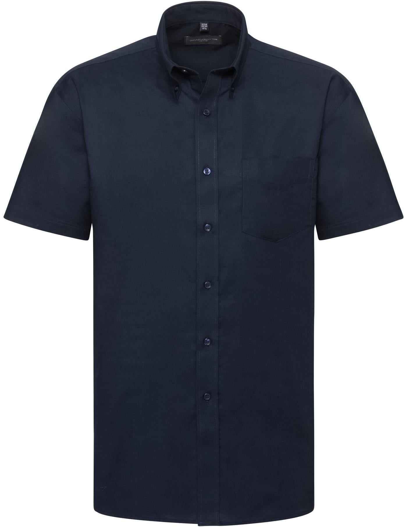 R933M - Russell Athletic Oxford 135 Classic Fit S/S Shirt Adult