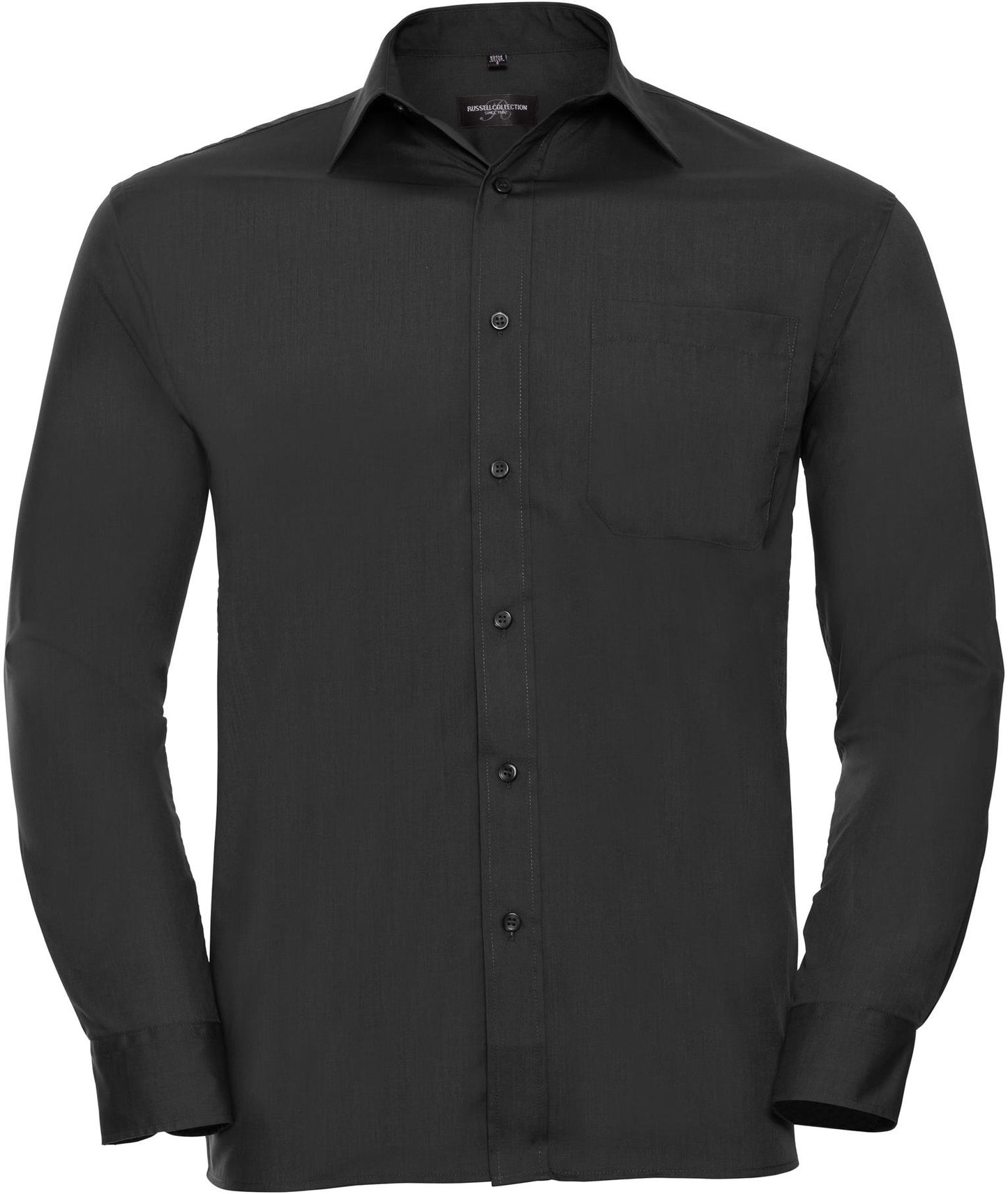 R934M - Russell Athletic Polycotton Poplin 110 Classic Fit L/S Shirt Adult