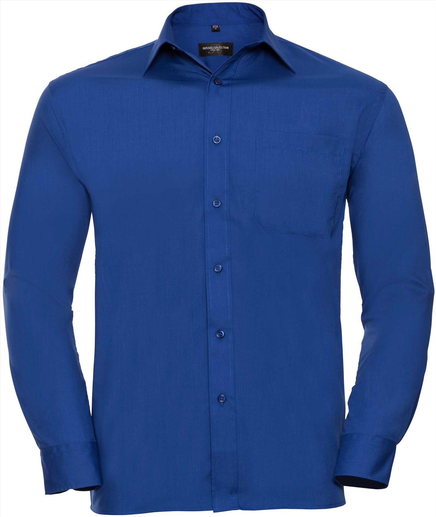 R934M - Russell Athletic Polycotton Poplin 110 Classic Fit L/S Shirt Adult