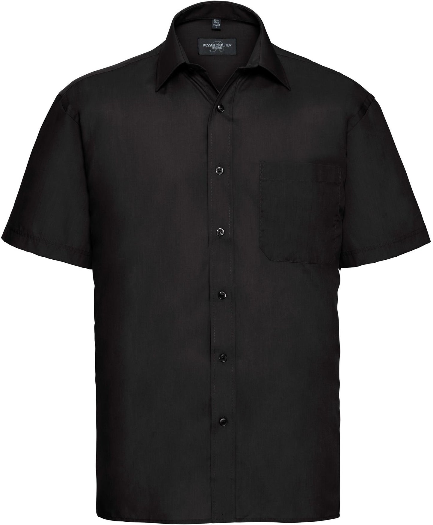 R935M - Russell Athletic Polycotton Poplin 110 Classic Fit S/S Shirt Adult