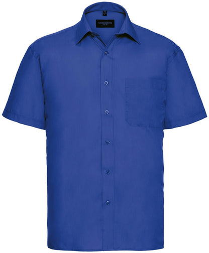 R935M - Russell Athletic Polycotton Poplin 110 Classic Fit S/S Shirt Adult