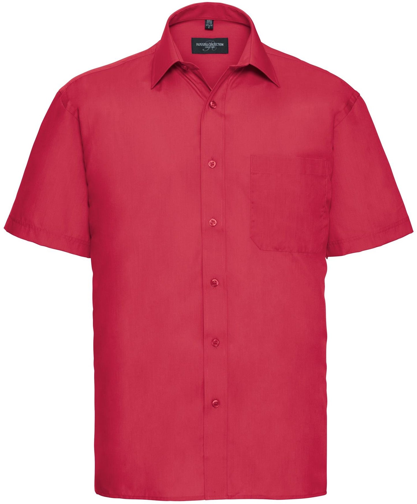 R935M - Russell Athletic Polycotton Poplin 110 Classic Fit S/S Shirt Adult