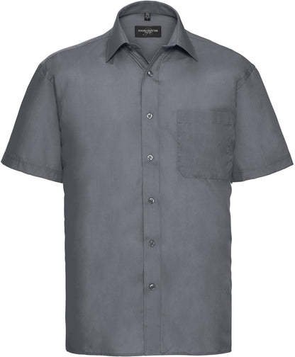 R935M - Russell Athletic Polycotton Poplin 110 Classic Fit S/S Shirt Adult