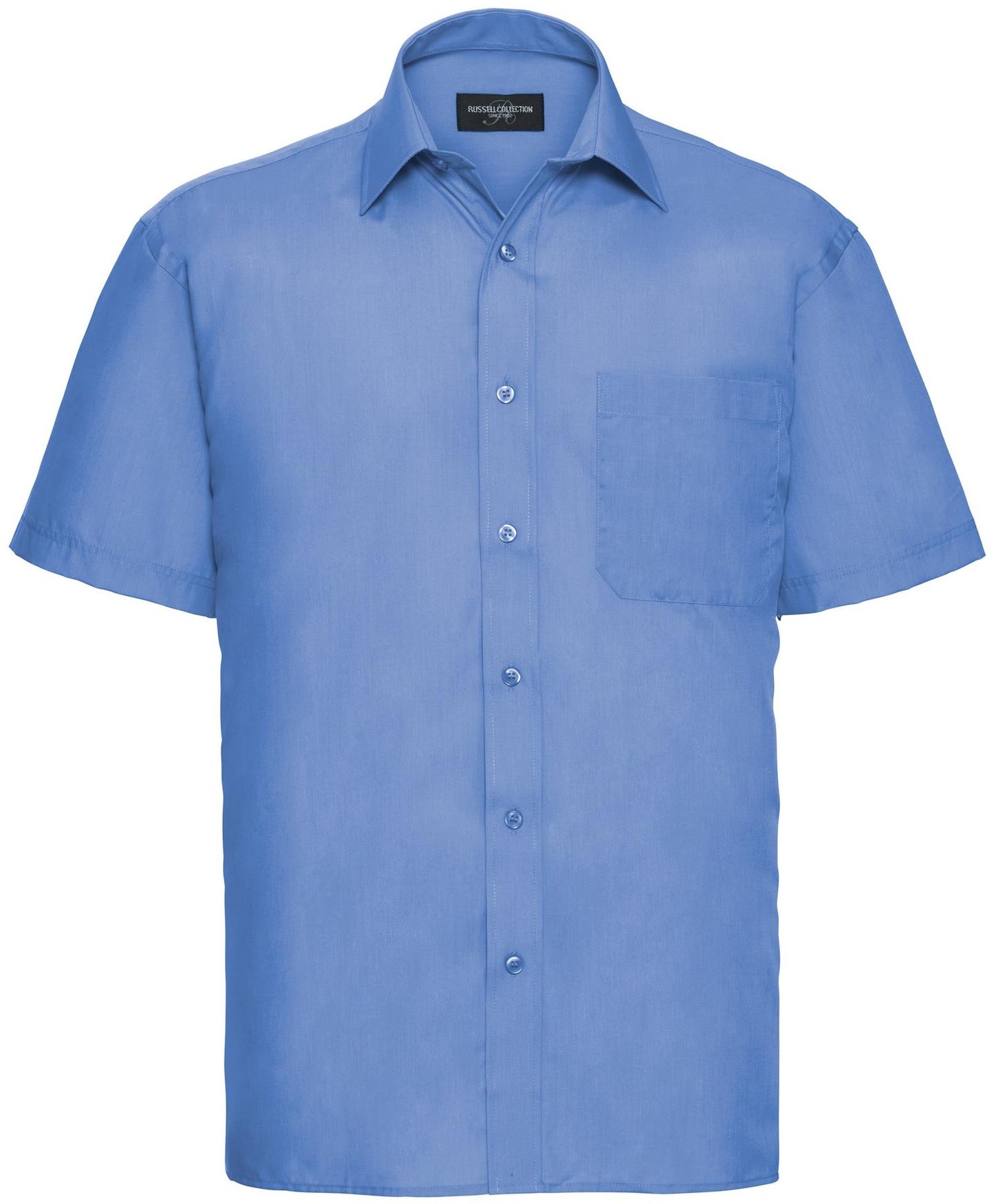 R935M - Russell Athletic Polycotton Poplin 110 Classic Fit S/S Shirt Adult