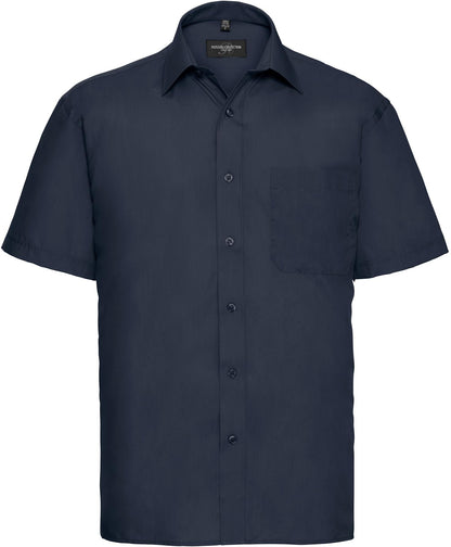 R935M - Russell Athletic Polycotton Poplin 110 Classic Fit S/S Shirt Adult