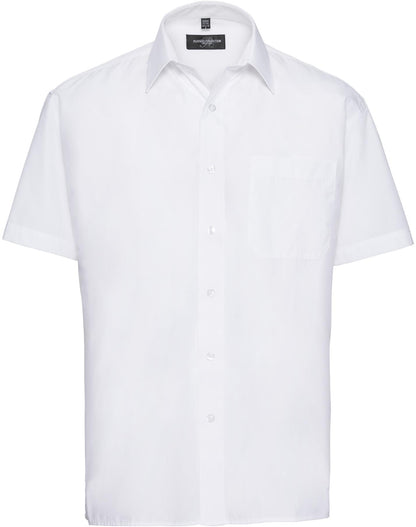 R935M - Russell Athletic Polycotton Poplin 110 Classic Fit S/S Shirt Adult