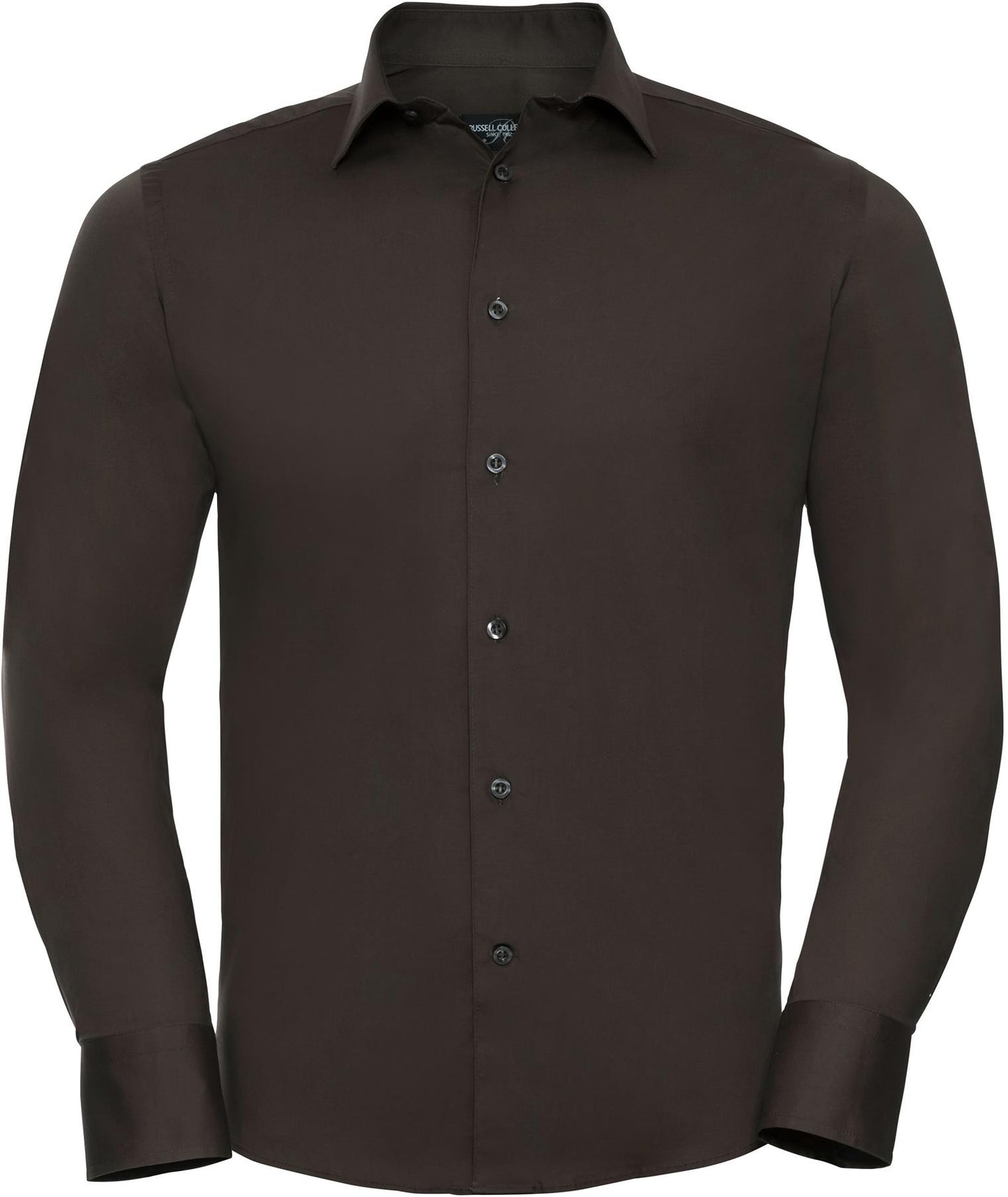 R946M - Russell Athletic Fitted Stretch L/S Shirt Mens