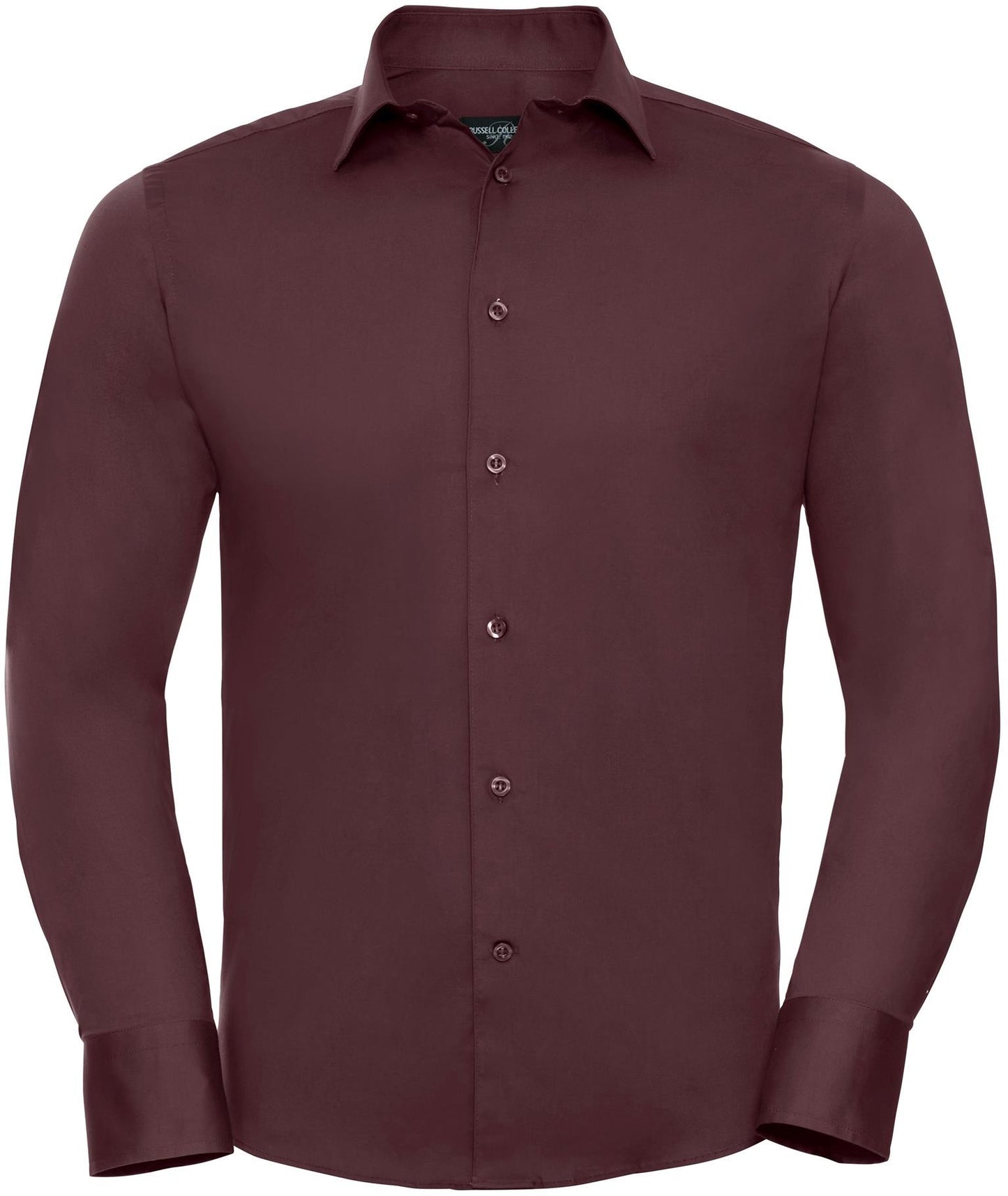 R946M - Russell Athletic Fitted Stretch L/S Shirt Mens
