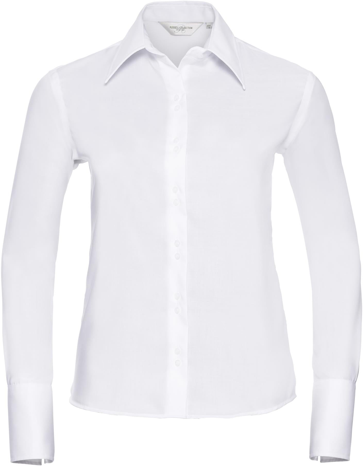 R956F - Russell Athletic Ultimate Non Iron Twill 120 Tailored Fit L/S Shirt Ladies