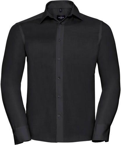R958M - Russell Athletic Ultimate Non Iron Twill 120 Tailored Fit L/S Shirt Adult