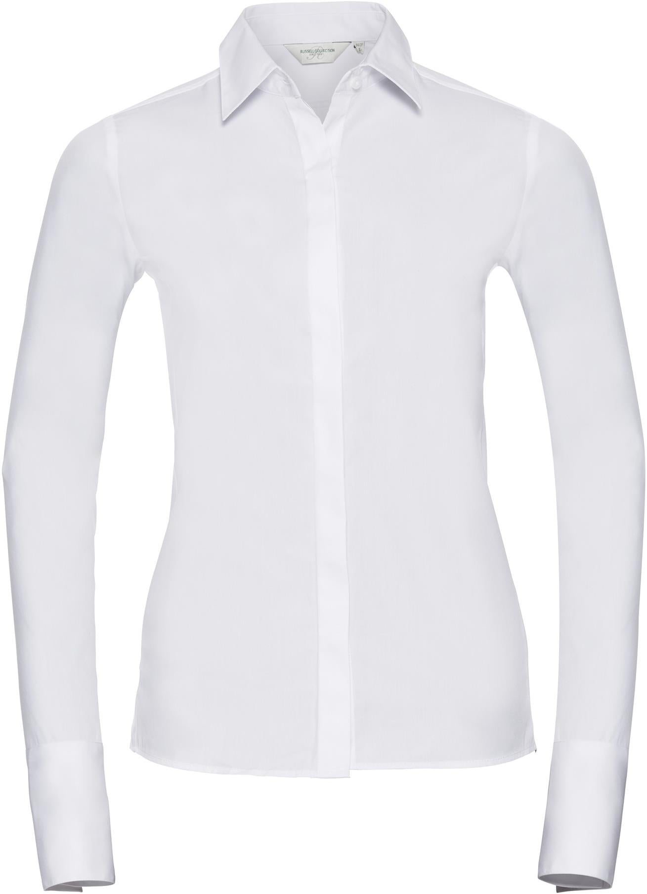 R960F - Russell Athletic Ultimate Stretch 130 Fitted L/S Shirt Ladies