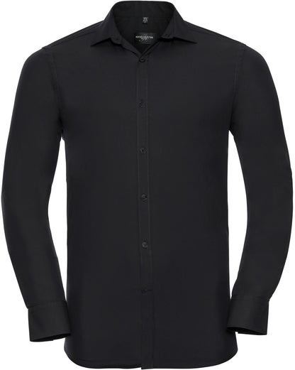 R960M - Russell Athletic Ultimate Stretch 130 Fitted L/S Shirt Adult
