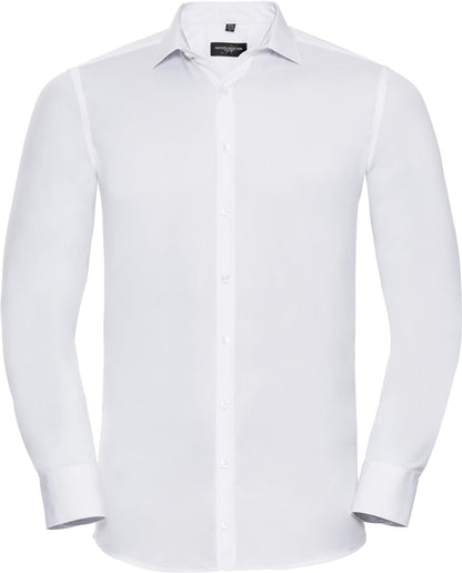 R960M - Russell Athletic Ultimate Stretch 130 Fitted L/S Shirt Adult